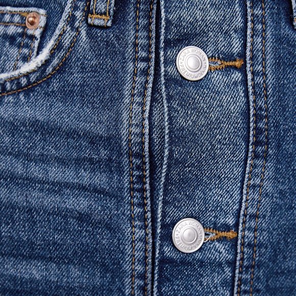 NWT Zara Colorblock Mini Skirt in Malibu Blue sz M - Picture 3 of 11